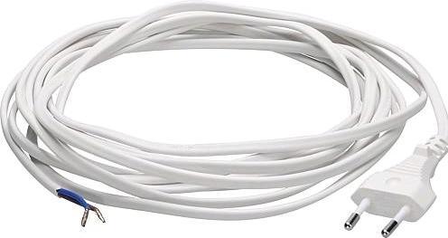 Image du produit EGB H03VVH2F EuropaCâble de raccordement blanc 5m 5 STK (5 m)