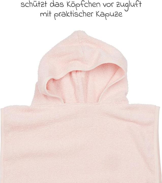 Produktbild Meyco Frottee badponcho 1-3 jaar soft pink