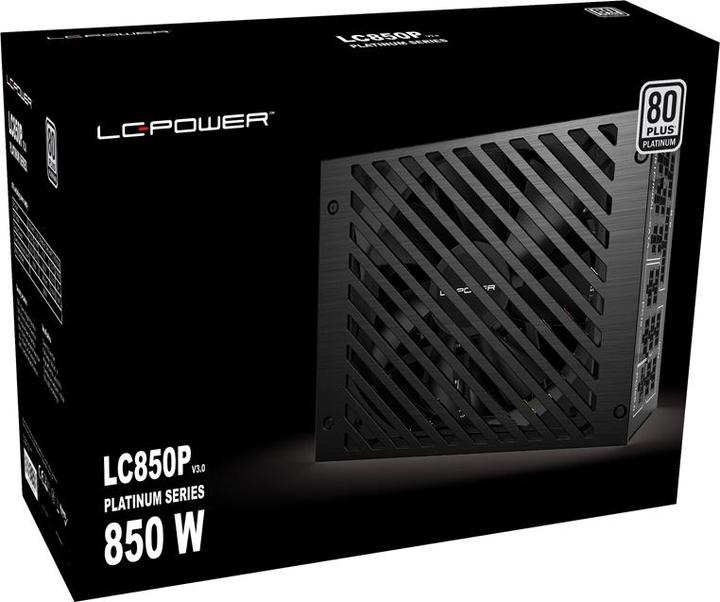 Immagine prodotto LC-Power LC850P V3.0 Platinum PCIe 5.0 Modulare 850W 80+ plat al dettaglio (850 W)