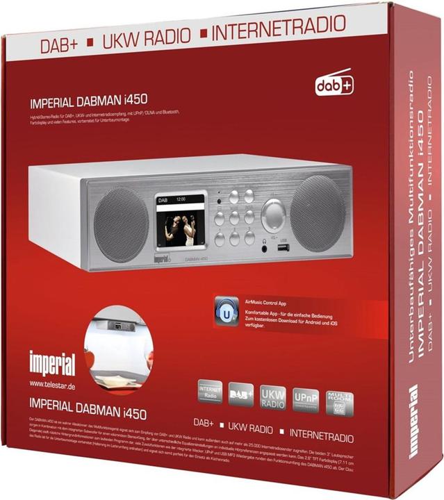 Actual product image Imperial Dabman i450 (Web radio, DAB+, FM, VHF, Bluetooth, Wi-Fi)