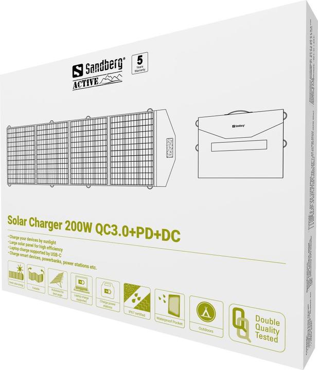 Produktbild Sandberg Solar Charger (200 W, 8.20 kg)