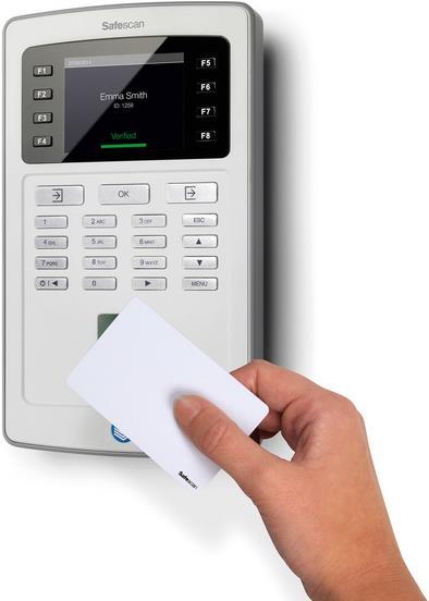 Actual product image Safescan TA-8035, fingerprint/RFID sensor