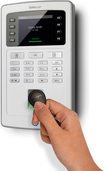 Actual product image Safescan TA-8035, fingerprint/RFID sensor