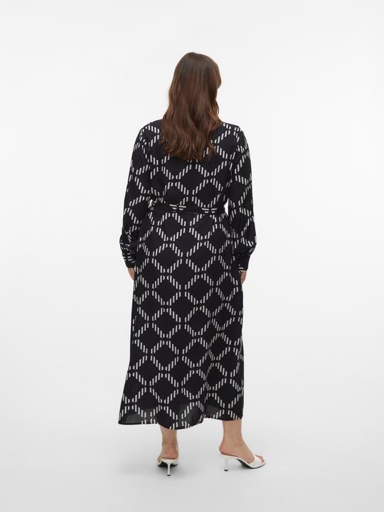 Actual product image Vero Moda VMCBRINA Langes Kleid Hemdblusenkleid (52)