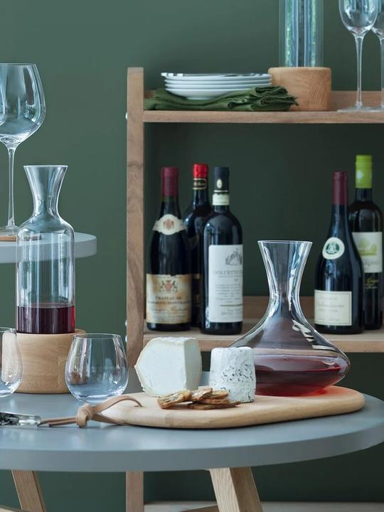 Image du produit LSA Wine Plateau à fromage en chêne Carafe à vin - 1.4L clair (1.40 l)