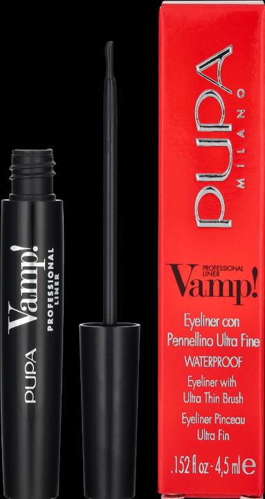 Actual product image Pupa Milano Vamp! Professional Line extrablack glossy finish (100 Extra Black)