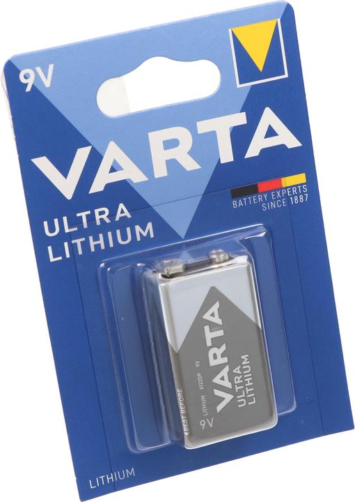 Immagine prodotto Varta Batteria 9 Volt, U9VL, 6AM6, 6122 E-Block (1 pz., 9V Block, 1200 mAh)