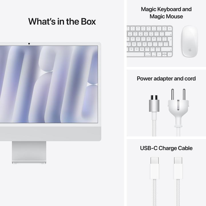 Productafbeelding Apple iMac 2024 (M4, 16 GB, 256 GB, Apple M4 8-kern)