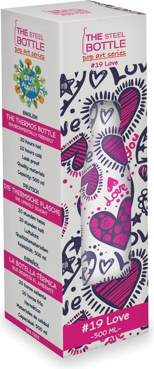 Actual product image The Steel Bottle Love (0.50 l)