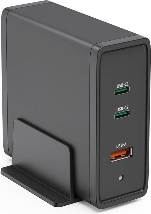Image du produit Hama Station de charge USB-C universelle, GaN, 3 ports, Power Delivery (PD), 5-28V/140W (140 W)