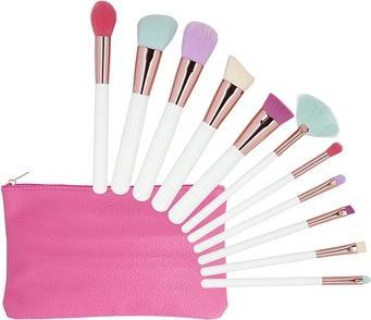 Tools for Beauty T4B MIMO 11 Piece Makeup Brush Set with Case - Multicolor (Set)