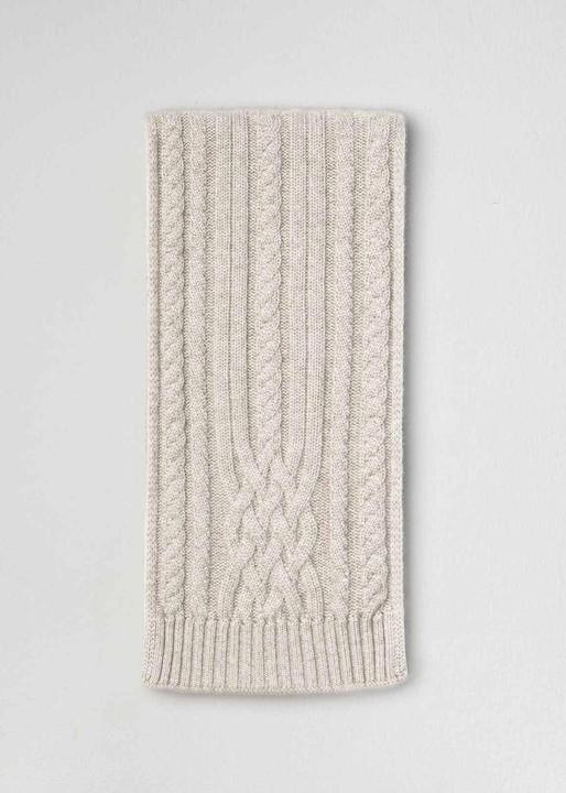 Produktbild Furnari Gestrickter 100% KaschmirSchal - Hellbeige