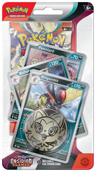 Image du produit Pokémon JCC - Écarlate et Violet - Pack d'accès Premium Blister Flammes Obsidiennes Courrousinge ou (Anglais, Blister Pack)
