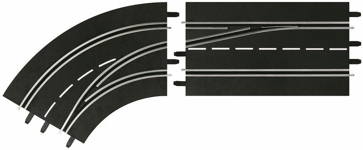 Actual product image Carrera D124/132 Lane change curve L.off. 2x