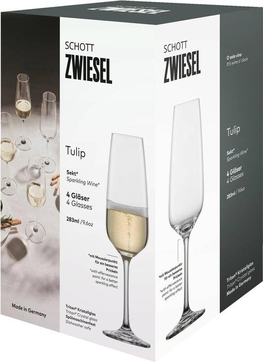 Produktbild Schott Zwiesel Sektglas Tulip 7 4 Stück (28.30 cl, 4 Gläser, Sektgläser)
