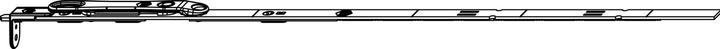 Produktbild Maco MM Stulpflügelgetriebe fix iS, Euronut, FFH 431-660 mm (203482)