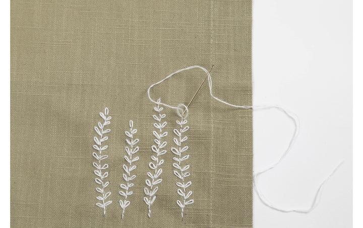 Actual product image Creativ Company Bastelset Sticken Serviette