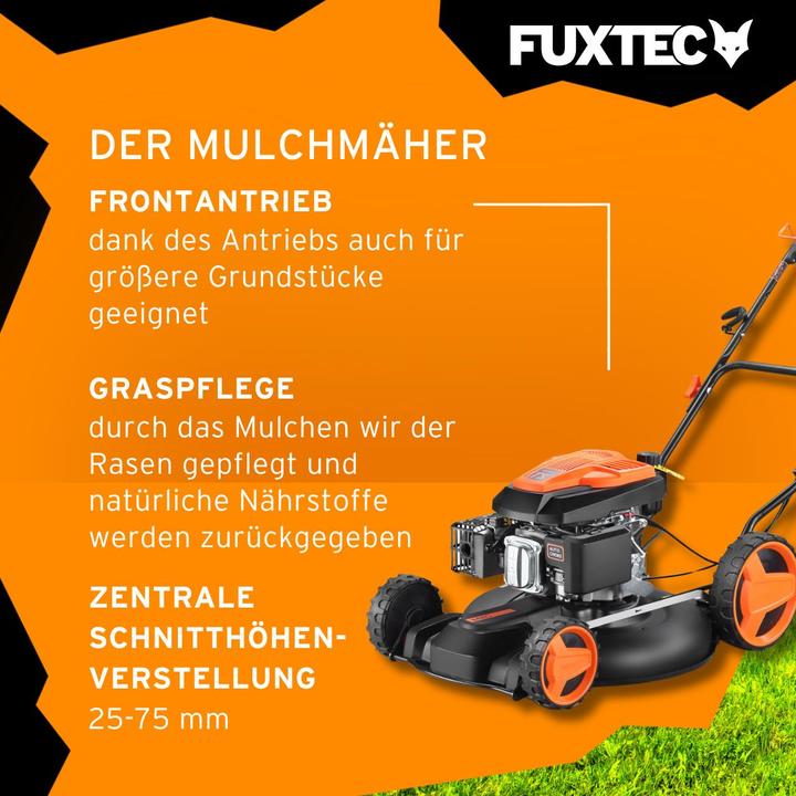 Immagine prodotto Fuxtec Tosaerba a benzina FX-RM51SA96 Tosaerba mulching con trazione (Benzina)