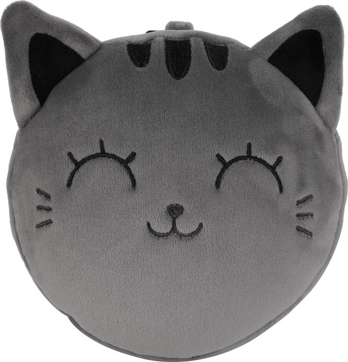 Image du produit Total Juggling iTotal - Oreiller avec masque de sommeil - Grey Cat (XL2529) (Coussins de voyage, Masque de sommeil)