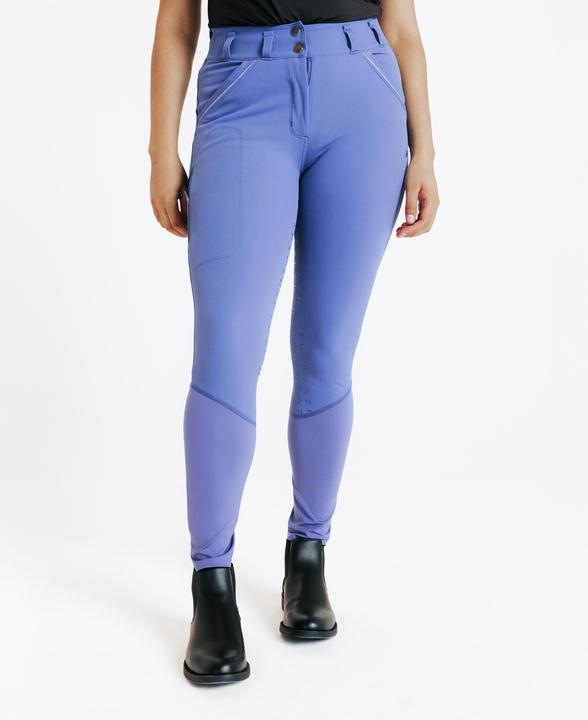 Fouganza Reithose 900 Full Grip Damen blau (XS)