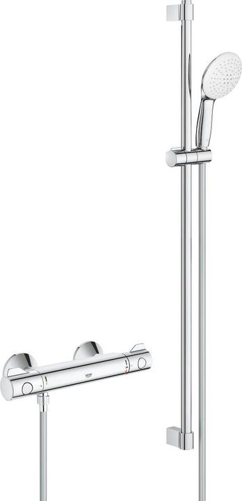 Produktbild Grohe THM-Brausebatterie Grohtherm 800 34566 2 mit Brausegarnitur 900mm chrom