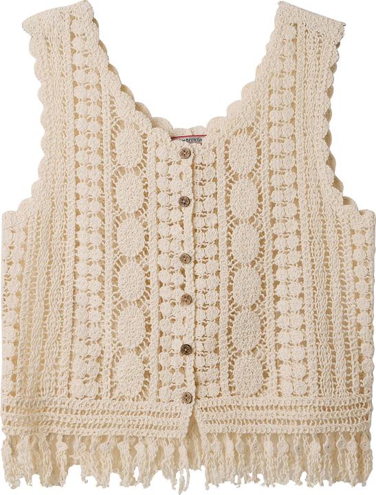 Immagine prodotto Joe Browns Neutral Tassel Crochet Waistcoat (M)