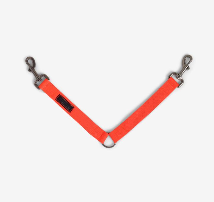 Produktbild Solognac Koppelleine zwei Hunde orange Ecodesign (One Size, Hund)