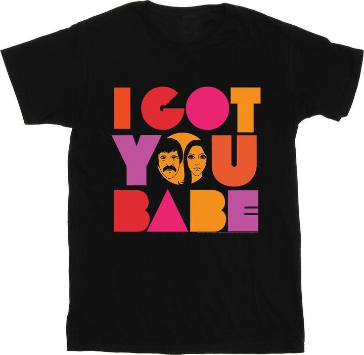 Immagine prodotto Sonny & Cher I Got You Maglietta Ampia Donna (M)