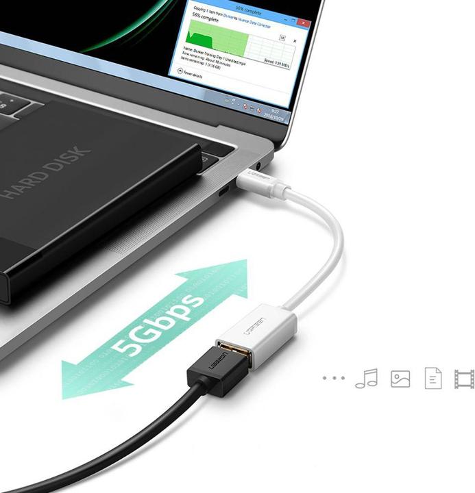 Produktbild Ugreen USB-C auf USB 3.0 Adapter Konverter (USB Typ C, USB-A)
