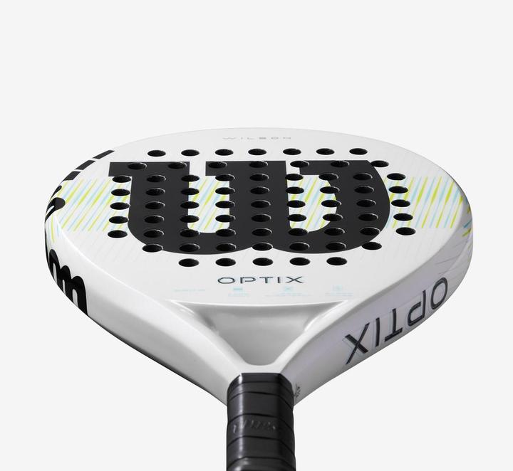 Actual product image Wilson Padelracket Optix V1 Weiss, Zielgruppe: Erwachsene, Kinder