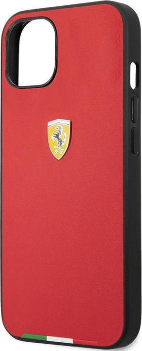 Immagine prodotto Ferrari Custodia iPhone 13 - Cover protettiva rigida Linea Bandiera italiana rossa No.166 (Apple iPhone 13)