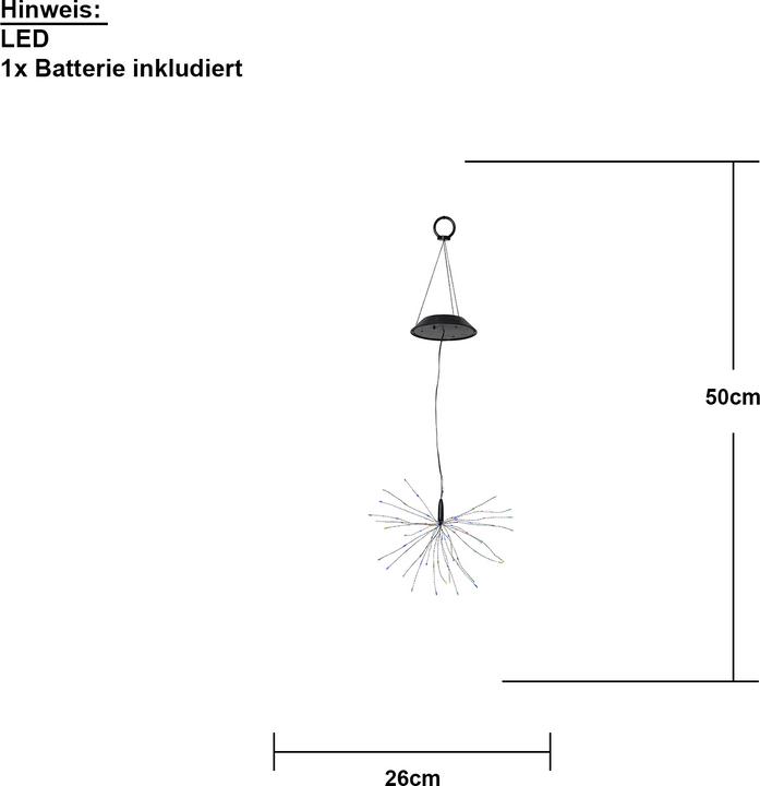 Image du produit Star Trading Décoration solaire Feu d'artifice solaire (IP44)