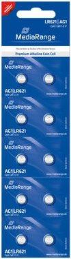 Energie-Label MediaRange Knopfzellen LR621 1.5V (10 Stk., LR621, 13 mAh)