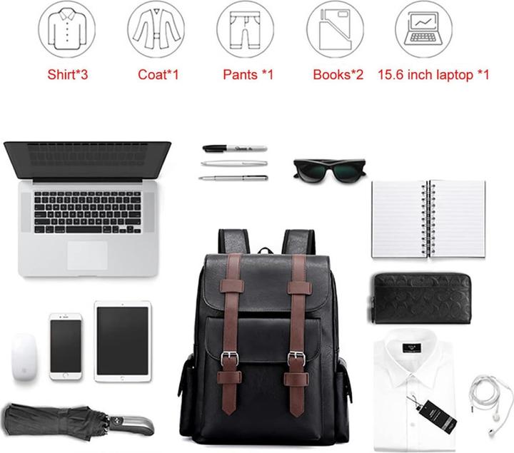 Image du produit Only-Bags.Store Sac à dos de grande capacité, sac d'ordinateur d'affaires, sac de voyage, sac d'étudiant, sac