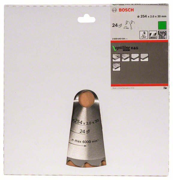 Actual product image Bosch Professional Zubehör PRO Wood circular saw blade, 254 x 2 x 30 mm