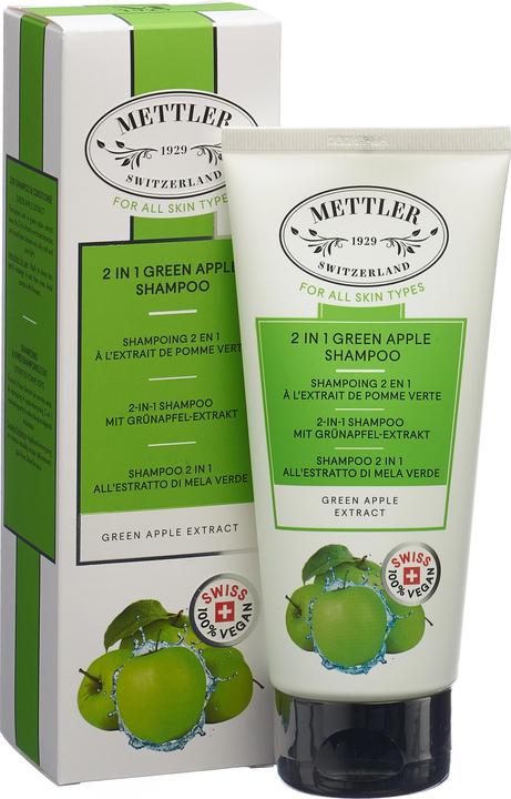 Produktbild Mettler1929 2-In-1 Shampoo mit Grünapfel-Extrakt (200 ml, Flüssiges Shampoo)