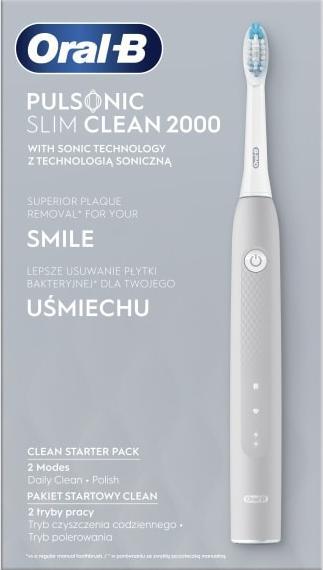 Image du produit Oral-B Pulsonic Slim Clean 2000 Brosse à dents pour adultes (Brosse à dents sonique)