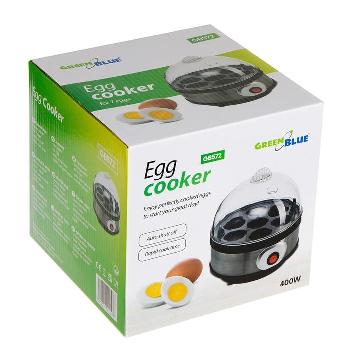 Actual product image Greenblue Automatic egg boiler power 400W up to 7 eggs measuring cup 220-240V 50 Hz GB57