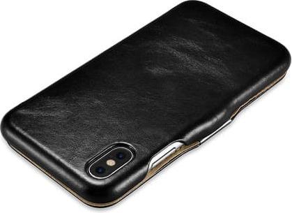 Produktbild iCarer iPhone Xs max - Luxury Series Flip Case schwarz RIXS04 (Apple iPhone XS Max)