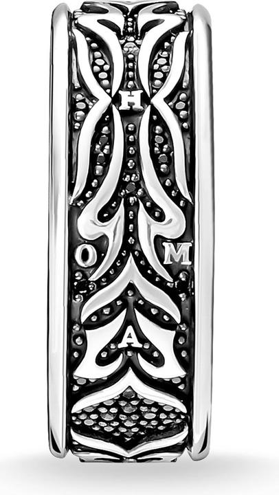 Image du produit Thomas Sabo Bague motif tigre noir (64, Argent 925)