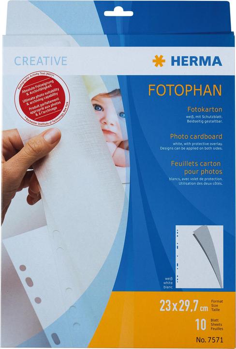 Produktbild HERMA Fotokarton (23 x 29.7 cm)
