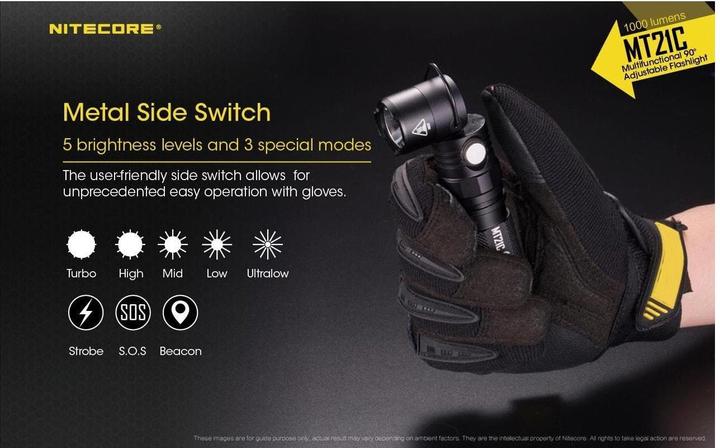 Actual product image Nitecore Mt21c (13.10 cm, 1000 lm)