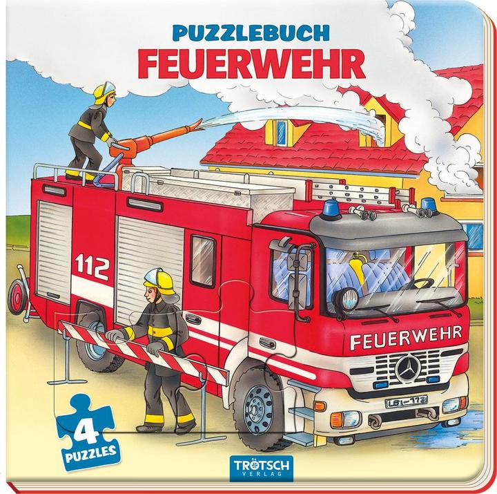 Actual product image Fire department puzzle book (10 pieces)