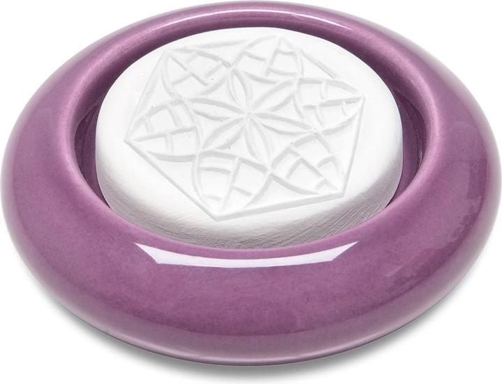 Actual product image Taoasis Fragrance Stone Blossom with Plate purple