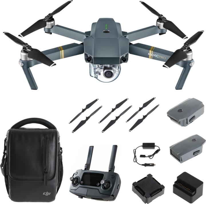 Actual product image DJI Mavic Pro Fly More Bundle (743 g, 12 Mpx)