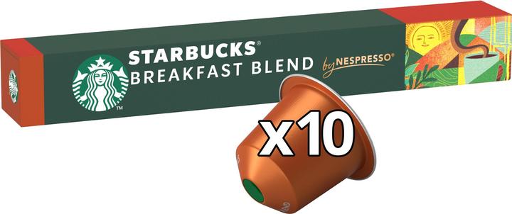 Immagine prodotto Starbucks Miscela per la colazione di Nespresso Tostatura media (10 x Porta.)