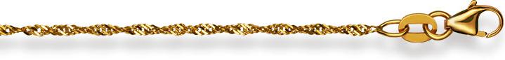 Natsumi Schmuck Halskette Gelbgold 18K/750 Singapur 1.6mm