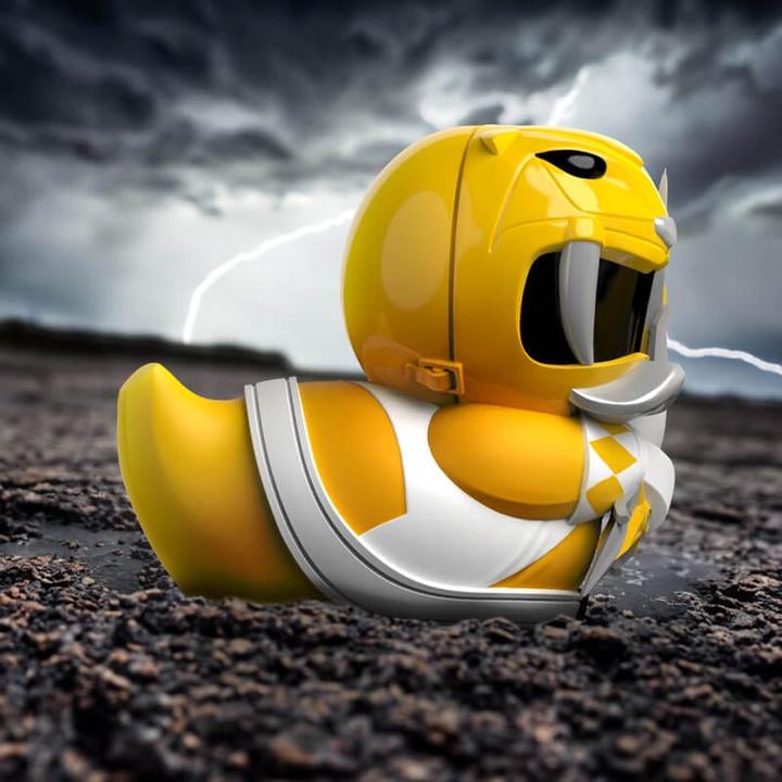 Actual product image Numskull Canard de bain - Mighty Morphin Power Rangers - Ranger Jaune (Première Édition)
