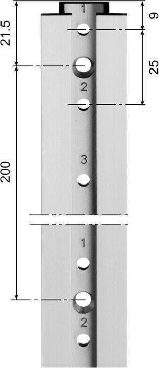 Produktbild Aweso Stellschienen 1010 Typ 1, für leichte Belastung (1 Stk.)