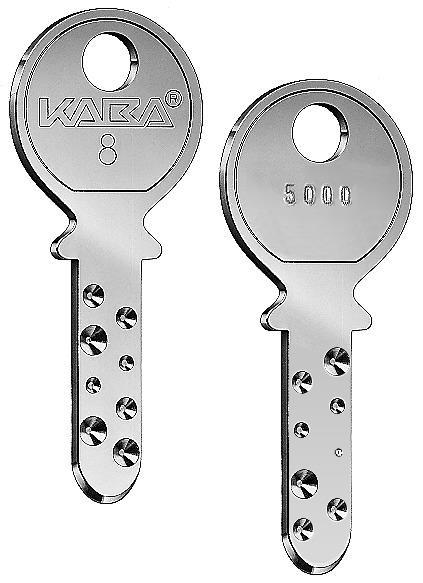 Produktbild Kaba DUPLIKAT Zylinderschlüssel 8 5000